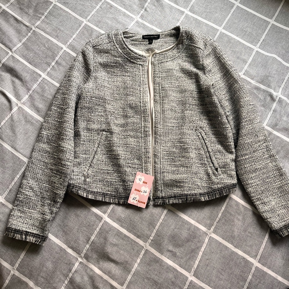 Banana Republic Zippered Blazer